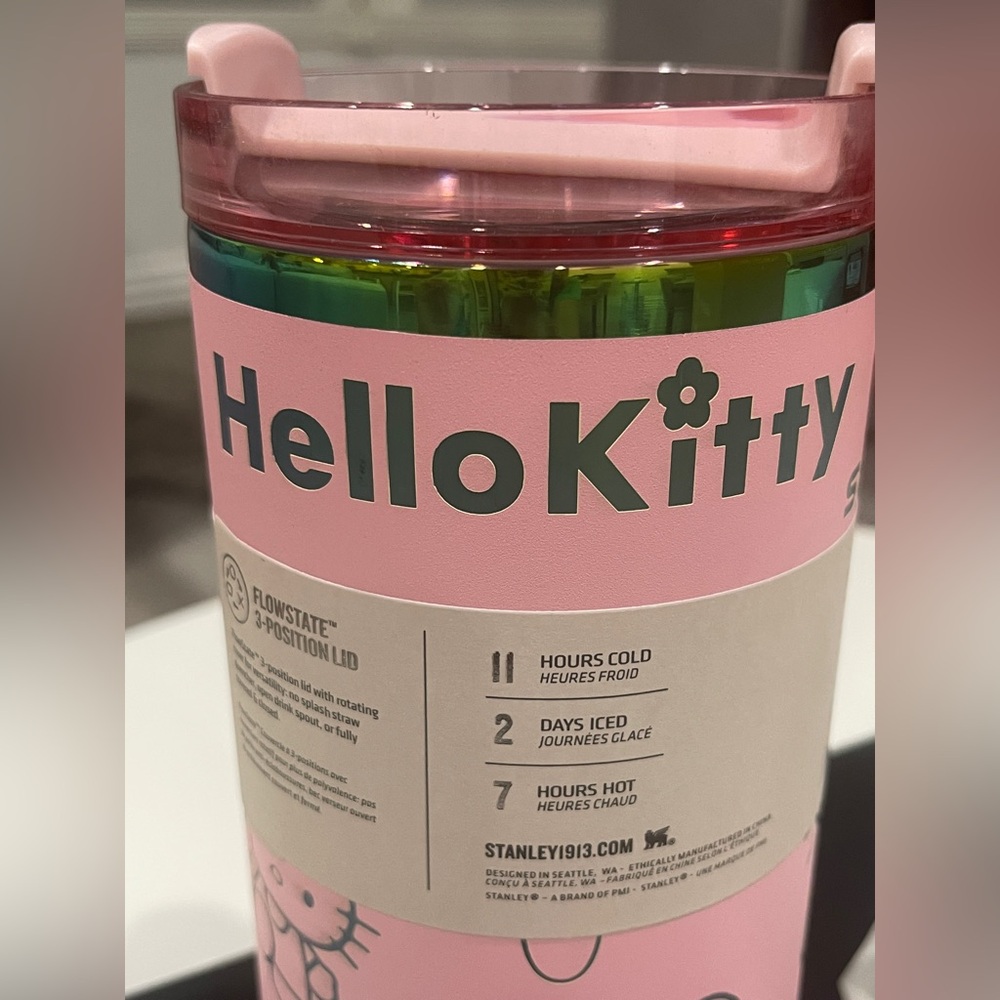 Unisex Stanley Hello Kitty Pink Magenta 40oz Quencher H2.0 Tumbler - Picture 14 of 14